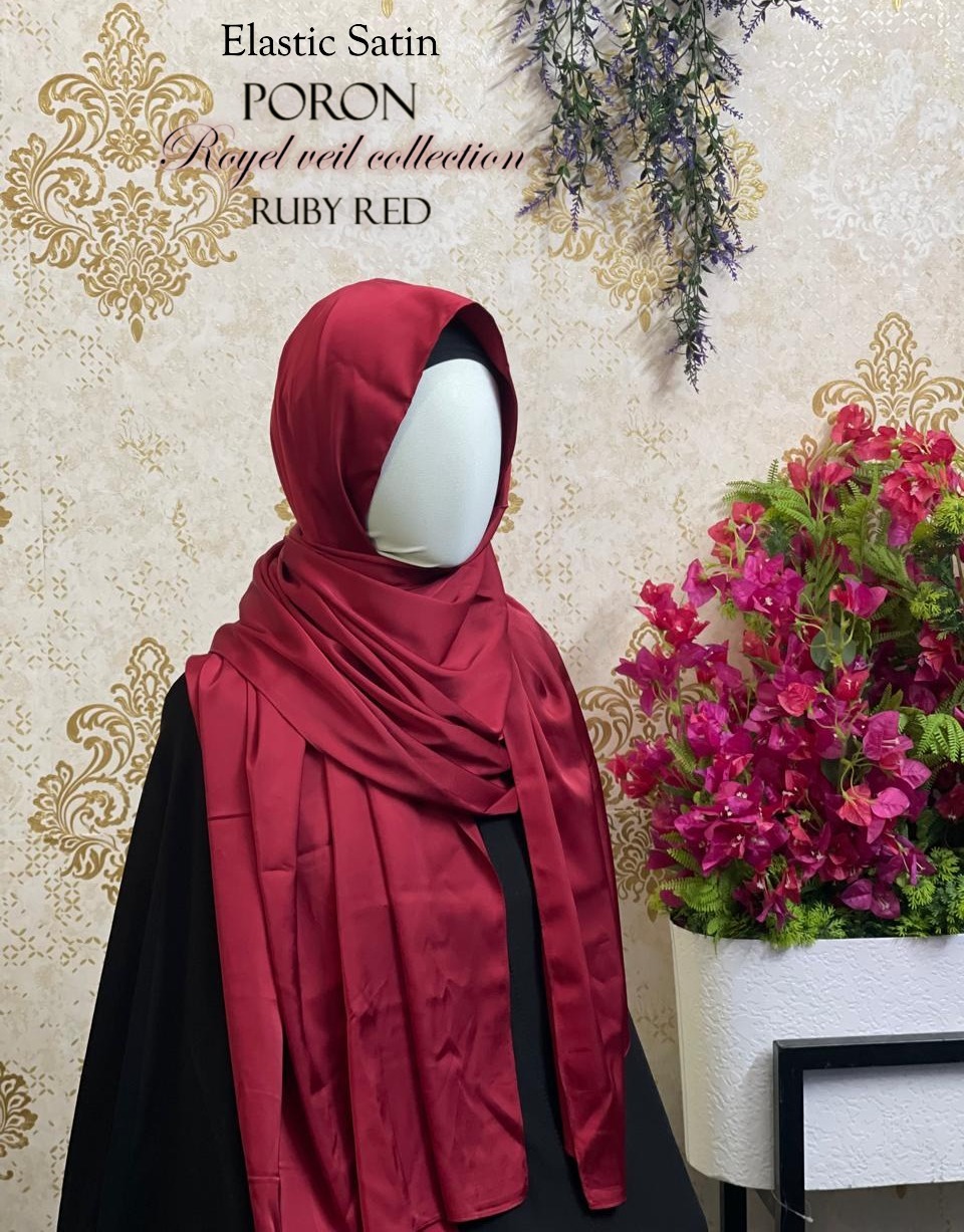 Thumbnail of Elastic Satin Hijab – Pin-Free, Premium Finish